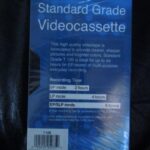 Standard Grade VHS Videocassette 6 Hours in Ep Mode
