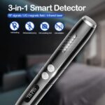 Hidden Camera Detectors, GPS Tracker Detector, Anti Spy Detector, Listening Device Detector, Bug Camera, Privacy Protector, Portable Wireless Bug Detector, 5 Levels Sensitivity, 30H Working Time