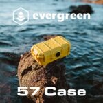 Evergreen 57 Waterproof Dry Box Protective Case – Travel Safe/Mil Spec/USA Made – for Cameras, Phones, Ammo Can, Camping, Hiking, Boating, Water Sports, Knives, & Survival (Clear)