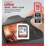 SanDisk Ultra – 5 Pack Bundle UHS-I Class 10 SD Flash Memory Card Retail (SDSDUNC-016G-GN6IN) – With Everything But Stromboli (TM) Combo Card Reader (16GB)