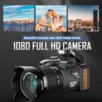 33MP DSLR Photography Camera Kit with Autofocus and 1080P HD – Ideal Vlogging Camera, Includes 24X Telephoto and 0.5X Wide Angle Lenses, Perfect for Beginners