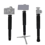 62 Inch Camera Monopod, 8 Sections Heavy Duty Monopod, Aluminum Photography Unipod Stick Trekking Pole with 1/4in to 3/8in Conversion Screw