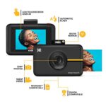 Zink Kodak Step Touch Instant Camera with 3.5” LCD Touchscreen Display,13MP 1080p HD Video (Black) Starter Bundle