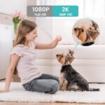 litokam Indoor Camera, Cameras for Home Security with Night Vision, Pet Camera with Phone App, 2K Indoor Security Camera, Motion Detection, 2-Way Audio, WiFi Camera Home Camera Compatible with Alexa