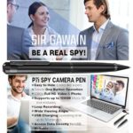 SIRGAWAIN Mini Spy Camera Hidden Camera Pen 1080p – [Upgraded 2024] Small Nanny Cam Spy Pen Camera Full HD Video or Picture Taking – Secret Camera with Wide Angle Lens, Rechargeable