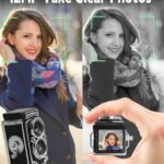 CHUZHAO Vintage Mini Digital Camera, Portable TLR Style Retro Point and Shoot Compact Small Pocket 1080P FHD Video 12MP Autofocus Vlogging Camera with 16 GB Card for Beginners Teens Adults Kids Black