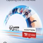KOOTION 128GB Micro SD Card 2 Pack, UHS-I microSDXC Flash Memory Card, C10, U1, Full HD, Class 10 TF Card with Adapter