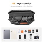 K&F Concept Camera Sling Bag,SLR/DSLR Camera bag with Tripod Holder, Multifunction Photography Crossbody Camera Portable Case, Camera Shoulder Case for Photographers