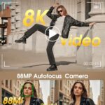 8K Digital Camera, 88MP Cameras for Photography with WiFi & Touch Screen, 16X Zoom Vlogging Camera for YouTube Video, Autofocus & Anti-Shake, Dual Camera, 2 Batteries, 64GB Card, Flash, Lens Hood