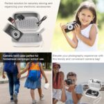 Digital Camera Case Compatible with CAMKORY/for Lecran/for KODAK PIXPRO/for VAHOIALD/for Canon PowerShot ELPH 180/190/for Sony DSCW800, Small Camera Protective Bag Travel Cameras Storage hard Holder
