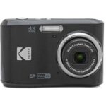 KODAK Pixpro FZ45 Digital Camera Bundle, Includes: SanDisk 64GB SDXC Memory Card, Spare Batteries and Card Reader (4 Items) (Black)