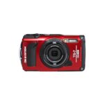 OM SYSTEM Tough TG-7 Digital Camera (Red) (V110030RU000) Bundle Including: 2X 128 GB Memory Card, Rechargeable Battery, Battery Charger, HDMI Cable, Card Reader, Hand Strap, Cap Keeper, Cleaning Kit