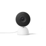 Google Nest Cam Indoor (Wired, 3rd Gen) – Security Camera with 2K Video and Gemini, Night Vision, 2-Way Audio, Works with Google Home – 2025 Model – Snow