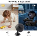 Bagandcute Hidden Cameras -Nanny Cam -WiFi Wireless -1080P HD Security Camera-Best Mini -Car Cameras for Surveillance-Surveillance Camera with Motion Detection and Night Vision,App Control