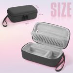 Piaclen Carrying Case for Canon PowerShot G7X Mark II/ G7X Mark III Digital 4K Vlogging Camera, Waterproof shockproof Storage Camera Bag (Black)