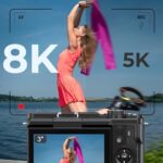 8K Digital Camera, 88MP Cameras for Photography, Vlogging Camera for YouTube with 3″ 180° Flip Screen, 18X Zoom UHD Autofocus Video Camara with Lens Hood, 64GB Card