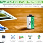 Fujifilm 200 35mm Film Bundle, 6 Rolls (2×3 Pack) 36 Exp Each, Includes Premium Balveli Microfiber Cleaning Cloth -Fuji 35 mm Film Roll for Film Camera 35mm-fujifilm – Fuji 200