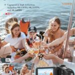 8K 64MP Video Camera 18X Digital Camcorder Video Camera for YouTube 3.0 inch Flip Screen Camcorder Vlogging Camera with 32GB SD Card, 2.4G Remote Control, Two Batteries