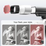 PHOTOOLEX Mini Camera Flash,GN 16, 10 Power Levels Mini Manual Flash for Canon/Sony zv1/Sony zve10 /Ricoh gr3/Fuji f1-230 Full-Power Flashes/6500K±200K/1.5S Recycle